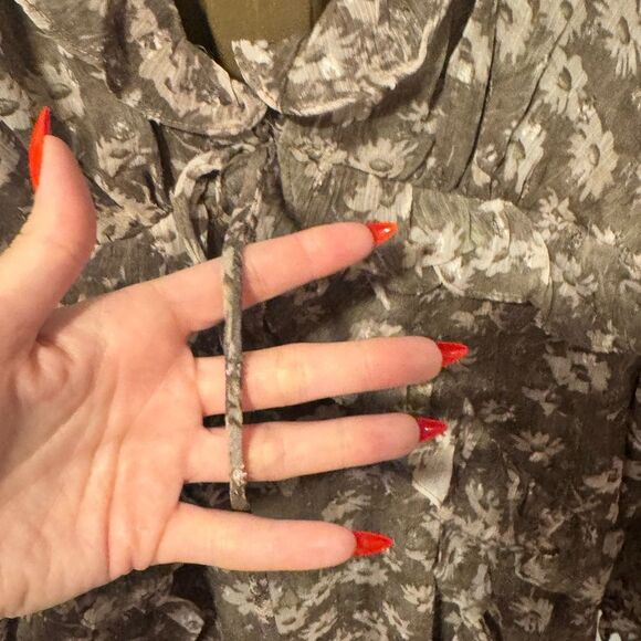 SALE! - Storia Floral Midi Dress Large - Picture 7 of 7